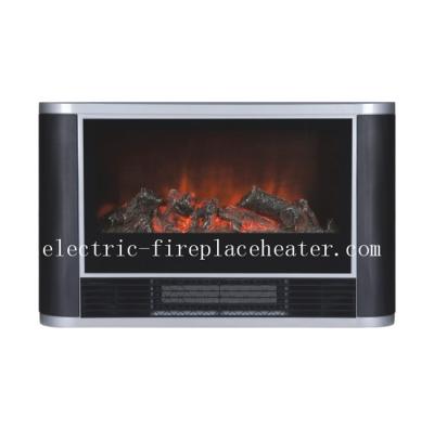 China Square Recessed Bedroom Wall Mounted Electric Fireplace Heater 900W / 1800W for sale