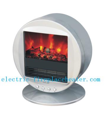 China Portable ABS Pleasant Hearth Electric Fireplace , Bedroom Desktop Electric Fireplace for sale