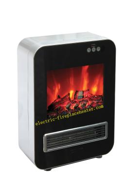 China Portable Remote Control Custom Made Electric Fireplace Stove Heater With 2 Heat Settings for sale