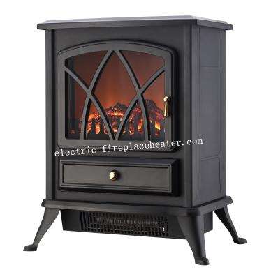 China Fashionable classic flame Electric Fireplace Stove for Bedroom 1500W 20-30m2 for sale