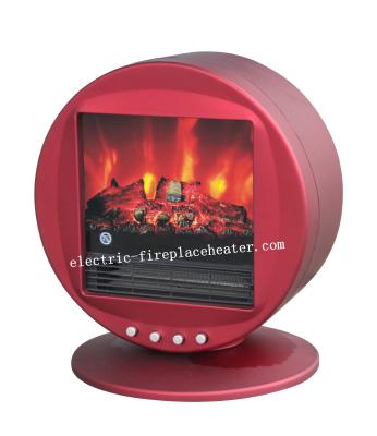 China Portable Blue / Red Electric Fireplace Stove Chimney Free Electric Fireplace for sale