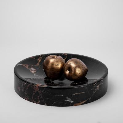 China High End Luxury Chocolate Tray Pure Marble Luxury Serving Tray Decor for sale