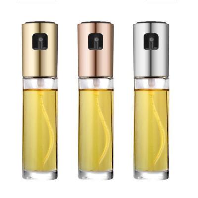 China Food Refillable Cooking Olive Oil Dispensing Bottle, Portable Food Grade Glass Oil Sprayer Bottle for Kitchen BBQ, Grilling, Frying for sale