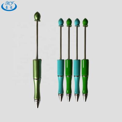 China DIY Handmade Full Metal Material Tears Shape Beadable DIY Metal Ballpoint Pen for sale