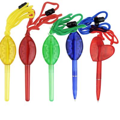 China Creative Lollipop Shape Lanyard Plastic Ballpoint Pen for sale