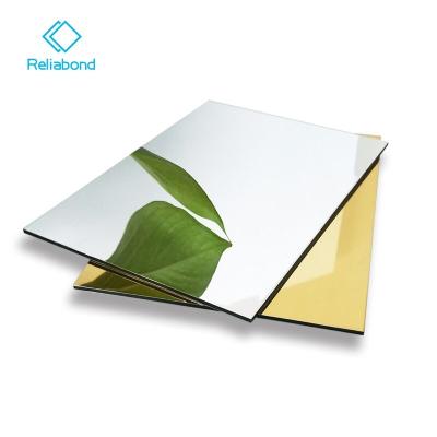 China Modern Dibond 3/4 Mm Mirror Finish Aluminum Composite Panel ACM ACP Sheet for sale