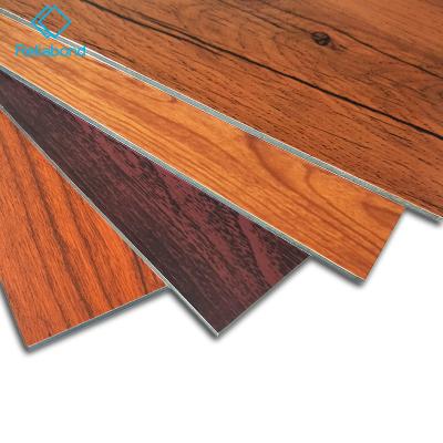 China Modern Wood Grain 4mm Aluminum Composite Panel ACP Sheet For Interior Decoration for sale