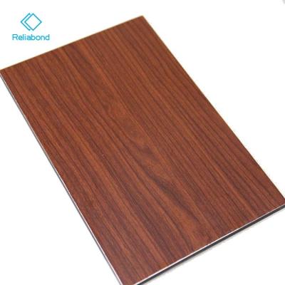 China RELIABOND Industrial RELIABOND Decorative Wood / Marble Sheet Texture ACP Aluminum Composite Panel for sale