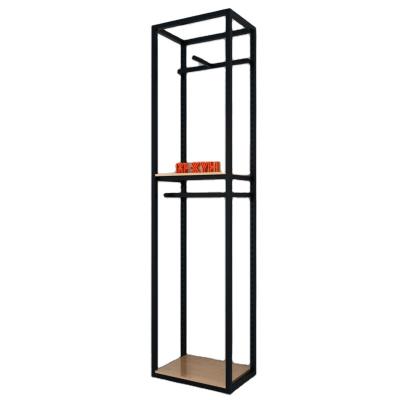 China Various good quality clothing display rack double sided commercial clothing and shoes display rack for sale