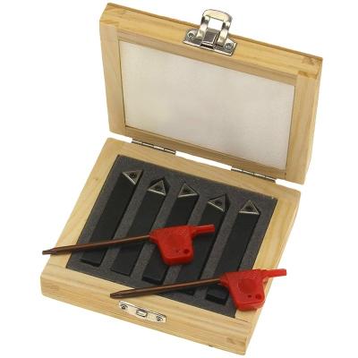 China Turning Hot Selling 5/16 Inch Indexable Carbide Turning Insert Holder Set for Machining Lathes Set of 5 Metal Lathe Tool for sale