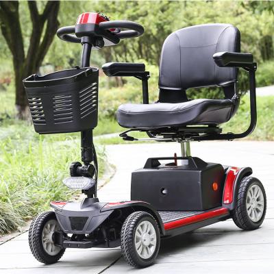 China Elderly Unisex Motorcycle Sweeper Use Disability Moped 4 Wheels Electric Mobility Scooters for sale