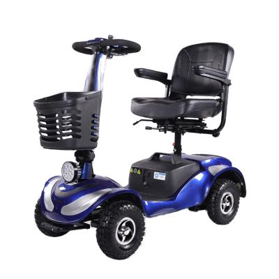 China China Factory Unisex Elder Folding 4 Wheel Disabled Adult Mobility Electric Scooter for sale