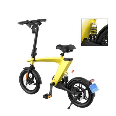 China Wholesale Dismountable Bicicleta Electrica 36V 350W Aluminum Alloy Battery 10 Inch Folding Electric Bicycle for sale