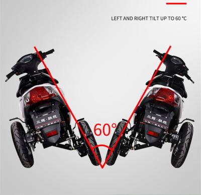 China Cheap price unisex 500W long range adjustable 3 wheel electric motorcycle for seniors for sale