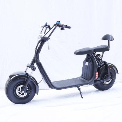 China Unisex Fat Tire Electric Scooter City Cocos With 2 Seats Electric Scooter Adult EU Warehouse Scooter for sale