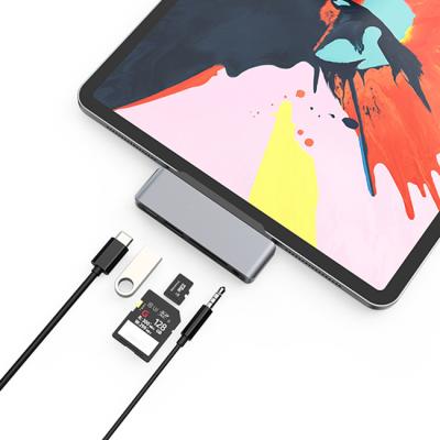 China For MacBook 60W Newcomer Supports USB-C to PD Hub SD/TF USB2.0 Audio Mic Hub for iPad for Keyboard for sale