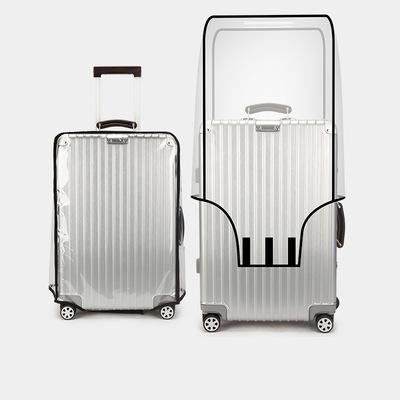 China Printed Custom Transparent Spandex Luggage Cover Factory Price PVC Luggage Cover Suitcase Cover PVC Bag Luggage Cover for sale