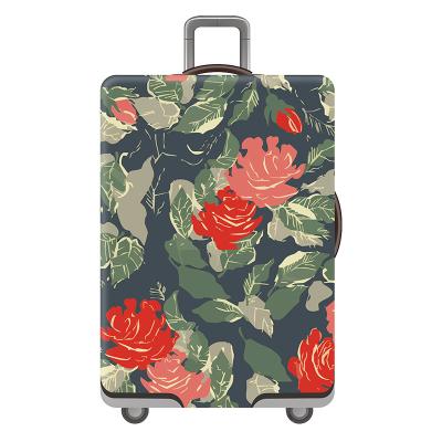 China Delivery Cooler Bag Travel Suitcase Cover Device Spandex Case Travel Accessories Insulated Elastic Baggage Handled Protect Cover for sale