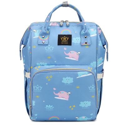 China Multifunctional Water Resistant Diaper Bags Nappy Bag Mommy Backpack Water Resistant Diaper Bag for sale