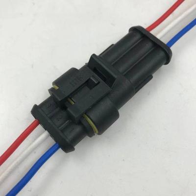 China Automotive Connector 12 Wire Automobile 3 4 5 6 Way 1p2p3p4p5p6p Automotive Connector Electrical Plug Male Female Waterproof Plug for sale