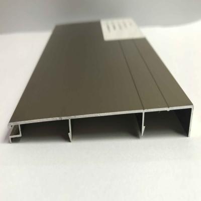 China Other Wall Protection Skirting Baseboard For Sale With 1 YEAR 3D Graphic Design Pattern Aluminum Alloy Field Installation for sale