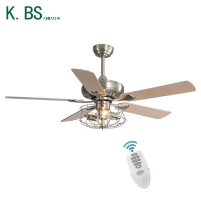 China Modern High Quality 52 Inches Performance Decorative Pull Switch E26 Celling Fan With Light for sale