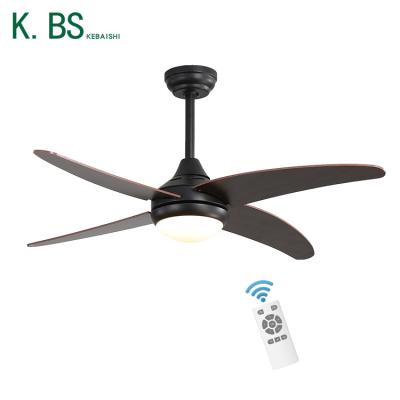 China Customization Modern Building Remote Control Decorative Home Restaurant Led Ceiling Fan Light for sale