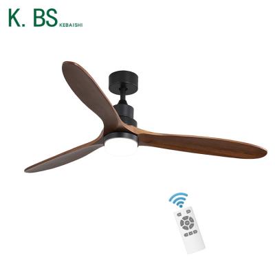 China Good Product 60 Inch 3 Blade Modern AC Motor Ceiling Fan Remote Control Cooling Lamp for sale