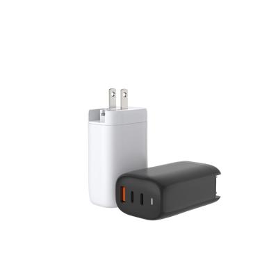 China New Design Mobile Phone Gan Charger 65w Multi Port Type QC 3.0 Plug UK C Wall Charger Fast USB Charger for sale