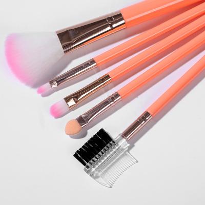 China Make Up/Eyebrow Shaving Cheap 5Pcs Mini Makeup Brush Set Eye Shadow Brush Brow Blusher Brush for sale