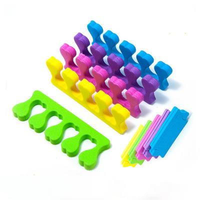 China High Quality Nail Beauty Tool Finger Toe Separators Nail Polish Multi Colors For Manicure Pedicure Tools for sale