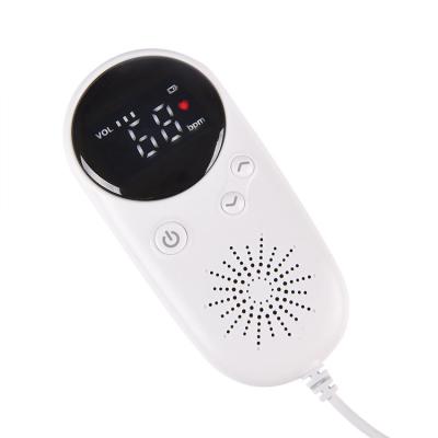 China Plastic Heart Rate Listen Baby Fetal Doppler Monitor for sale