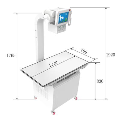 China 8 inch / 10 inch Screen Veterinarian Veterinarian / Portable LCD Digital Animal X-Ray Machine Detector for sale