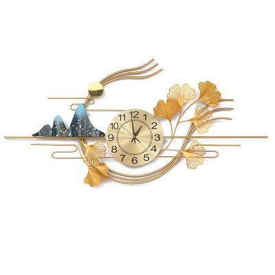 China 2021 New Arrival Modern Decorate Handmade Modern 3d Wall Art Home Decor Wall Clock Living Room for sale