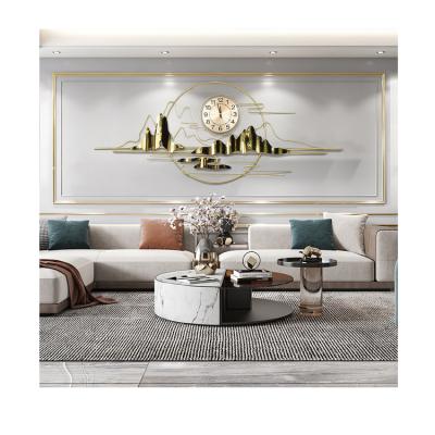 China Modern Luxury Designer Wall Clock Home Decorate Silent Wall Clocks Living Room for sale