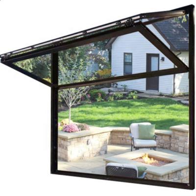 China Vertical Folding Aluminum Folding Window Bi-folding Window for sale