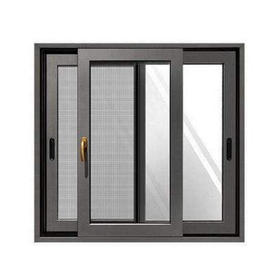 China Folding Aluminum Screen Profile Sliding Windows Aluminum Sliding Windowdoors With AS2047 for sale