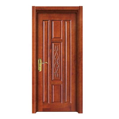 China Modern modern interior room hdf wood doors design American classic sound proof white solid core wood panel door for sale