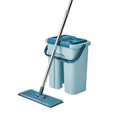 China A viable active demand flat mop and bucket system can be easily stored in the corner of your home. for sale