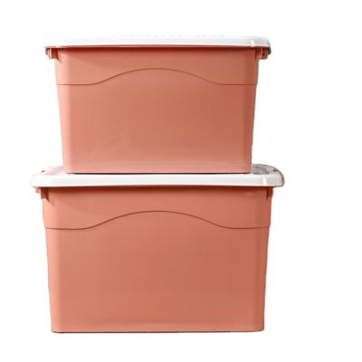 China Large Capacity Modern Plastic Clothes Storage Bin PP Universal Waterproof Plastic Box Storage Box for sale