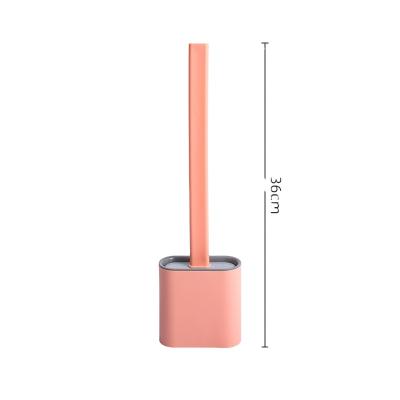 China Wall Wash Toilet Brush Modern Silicone Toilet Brush Set Hanging Without Dead Corners The Magic Toilet Tool Brush for sale