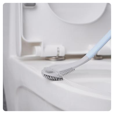 China Long Golf Silica Gel Toilet Brush Toilet Brush Modern Clean Brushless Corner Seat Dead Brush Toilet for sale