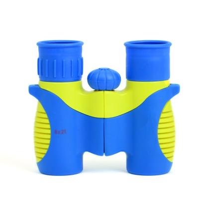 China ABS+ PVC Wholesale Affordable Cheap Binoculars Small Lightweight Kids Binoculars Telescope for sale