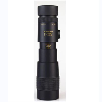 Китай Rubber& 8x-24x40mm Plastic Zoom Monocular Telescope with Tripod and Phone Adapter продается