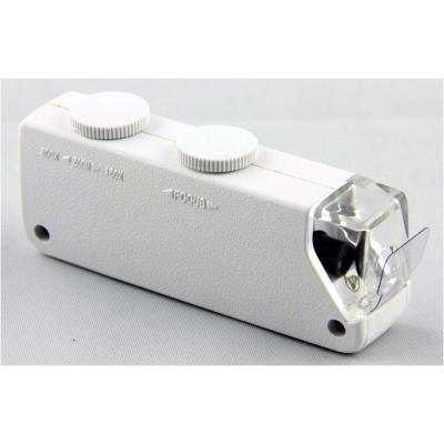 Κίνα For Jewelry Brand New Mini Lens 60X Pocket Magnifier Microscope with LED Light προς πώληση