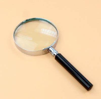 China Plastic Handheld 3x Reading Magnifier With 75 Mm Diameter Lens for sale