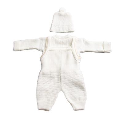 China Anti-Shrink Write With Hood Soft Comfortable Newborn Cute Clothes Sweater For Baby for sale