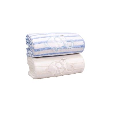 China Anti-pilling Newborns Wrap 100% Acrylic Elephant Design New Popular Comfortable Blanket For Baby for sale