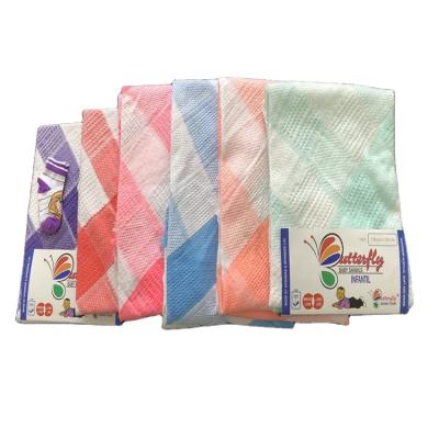 China Multicolor Hot Sale Africa Anti-Static New Plaid Cheap Design Baby Shawl for sale