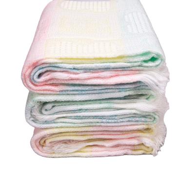 China Good Quality Anti-static Colorful Cozy Girls Wrap Lovely Blanket For Baby for sale